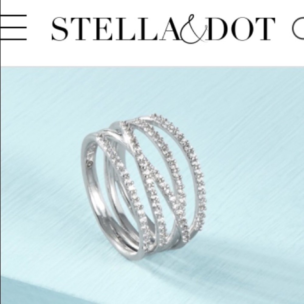 Stella and Dot Pave ring